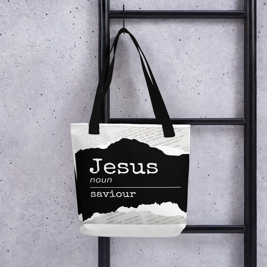 Jesus Noun Saviour | Tote bag