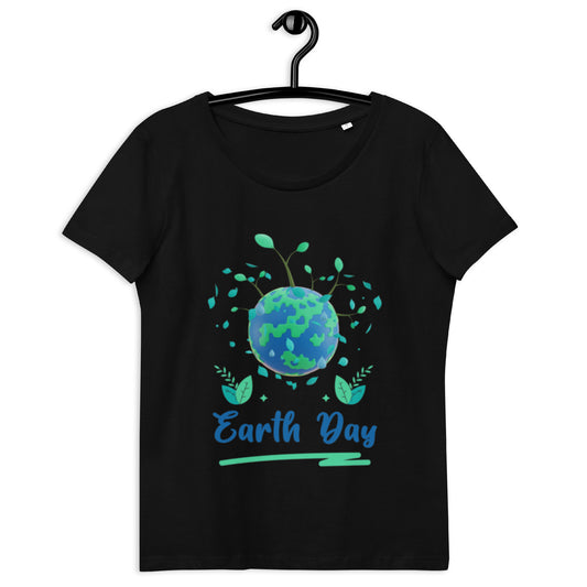 Earth Day | Women's fitted eco tee | Organic Cotton