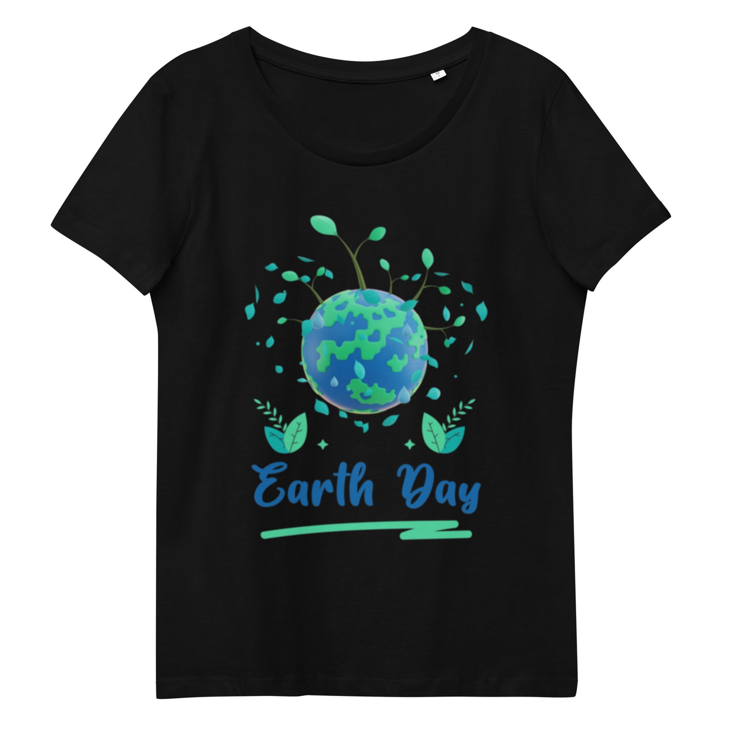 Earth Day | Women's fitted eco tee | Organic Cotton