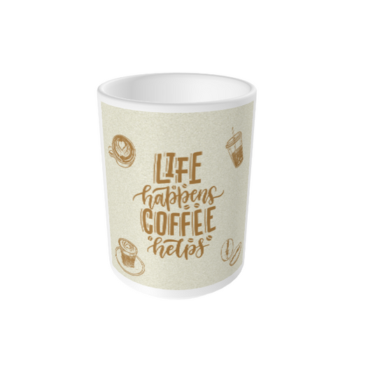 Life happens Coffee helps | Mug