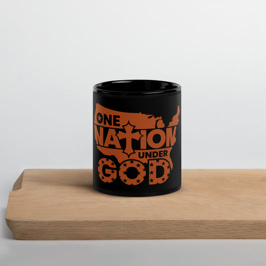 One Nation Under GOD | 11oz | 15oz Black Glossy Mug