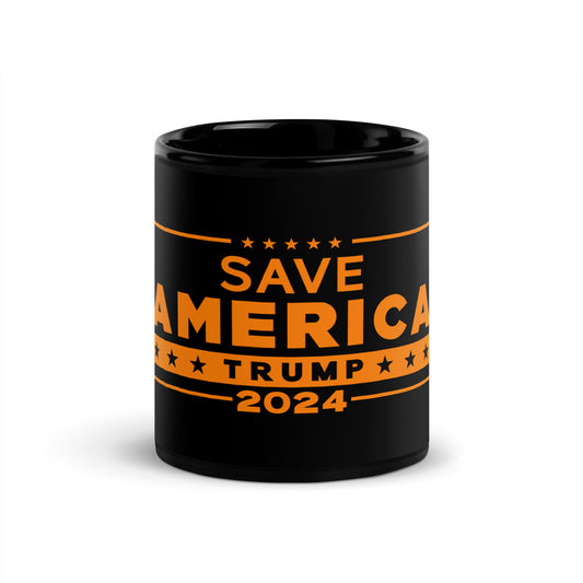 Trump | 2024 | Black Glossy Mug