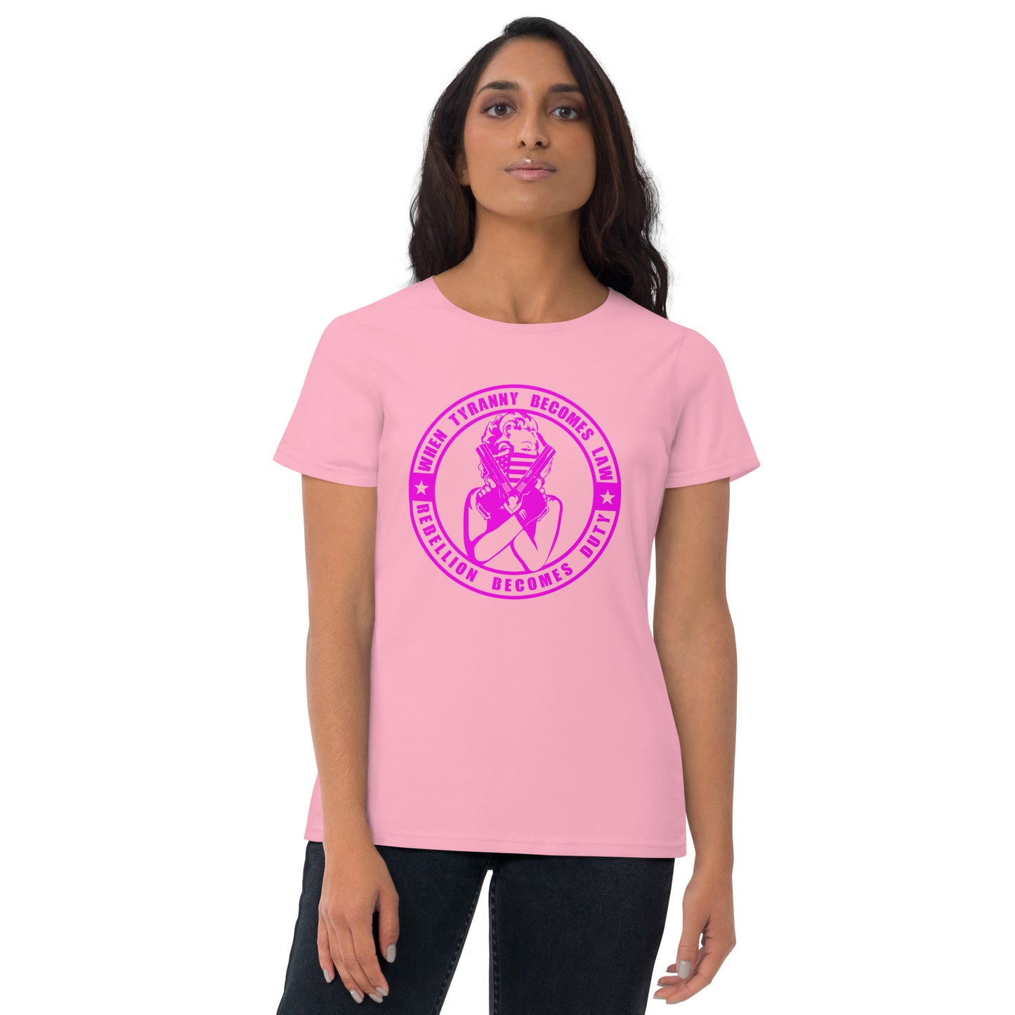When Tyranny Becomes Law Rebellion Becomes Duty | Women's short sleeve T-Shirt