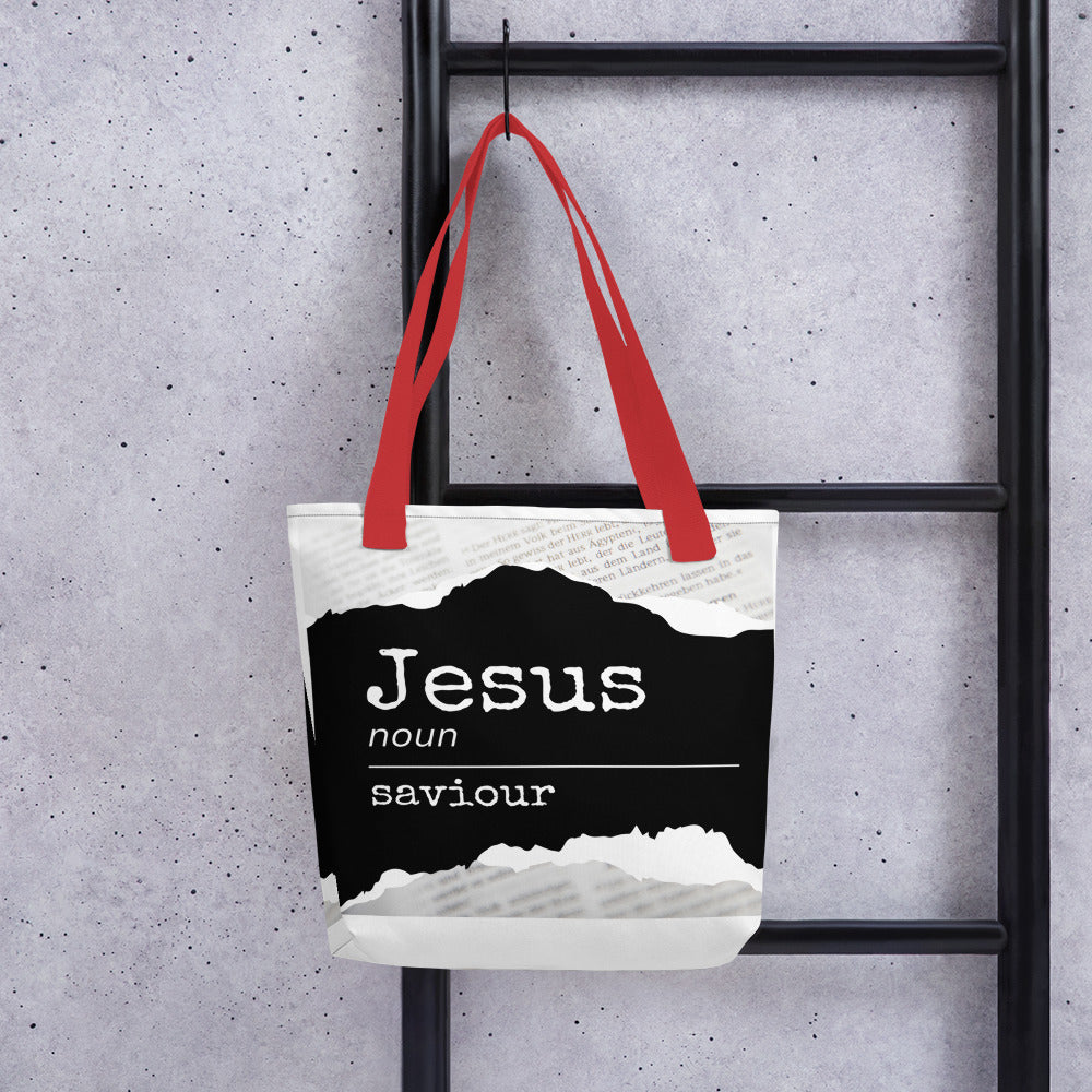 Jesus Noun Saviour | Tote bag