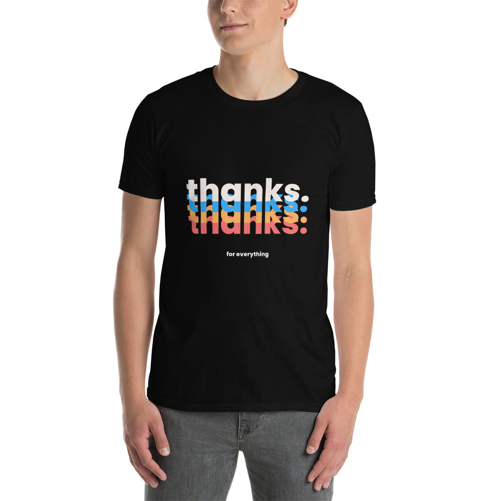 Thanks. Men's Short-Sleeve T-Shirt