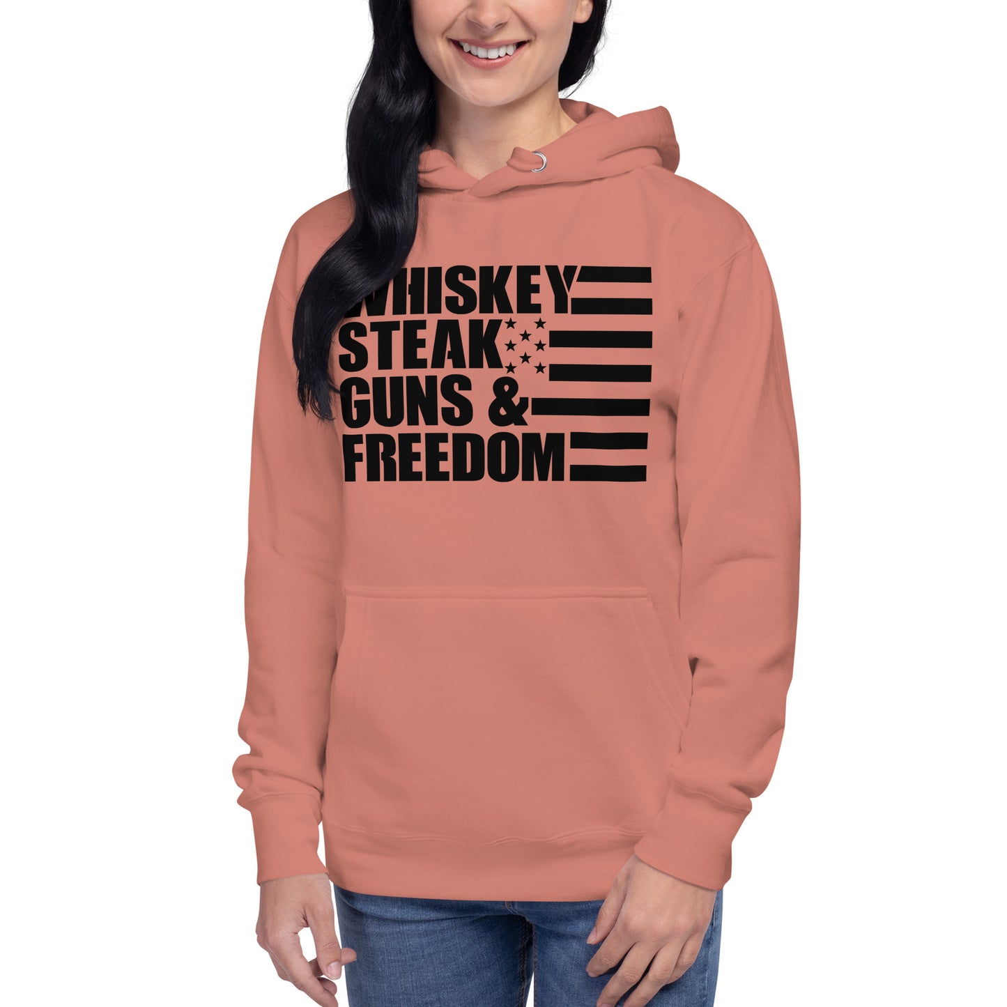 Whiskey Steak Guns & Freedom | Women  Hoodie