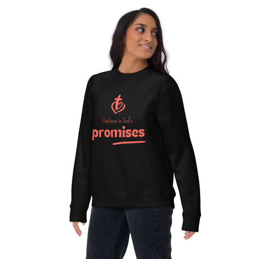 I believe in God's promises | Women Premium Sweatshirt