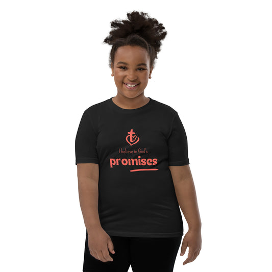 I Believe In God's Promise | Youth Short Sleeve T-Shirt