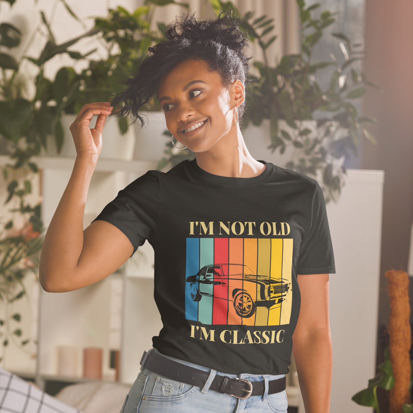 I'M NOT OLD  I'M CLASSIC| Womens Short-Sleeve T-Shirt